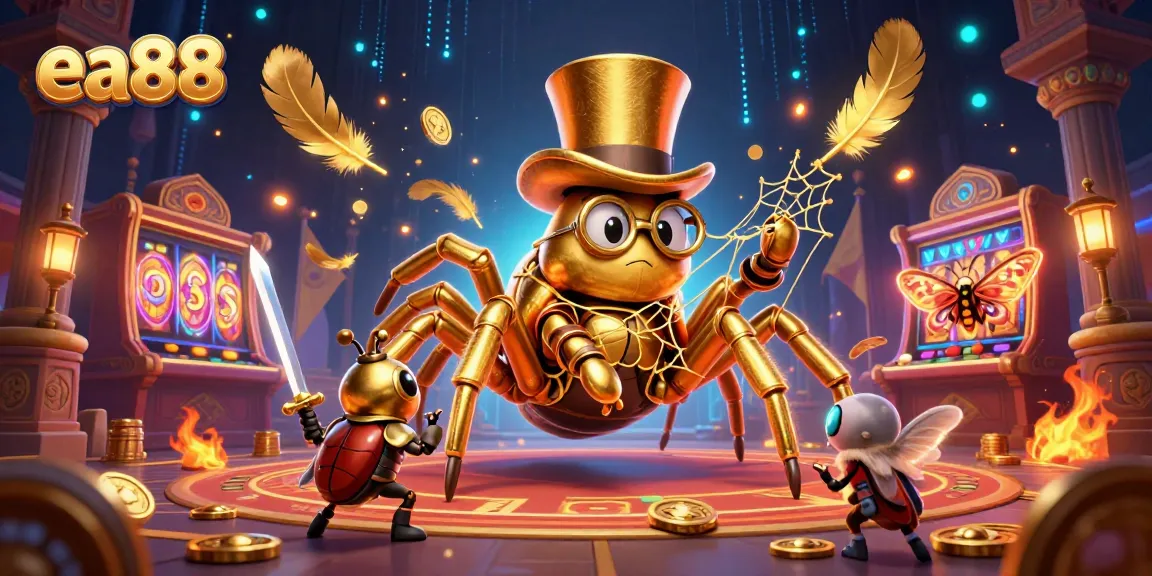 Experience thrilling adventures at ea88 with vibrant casino elements and energetic characters.